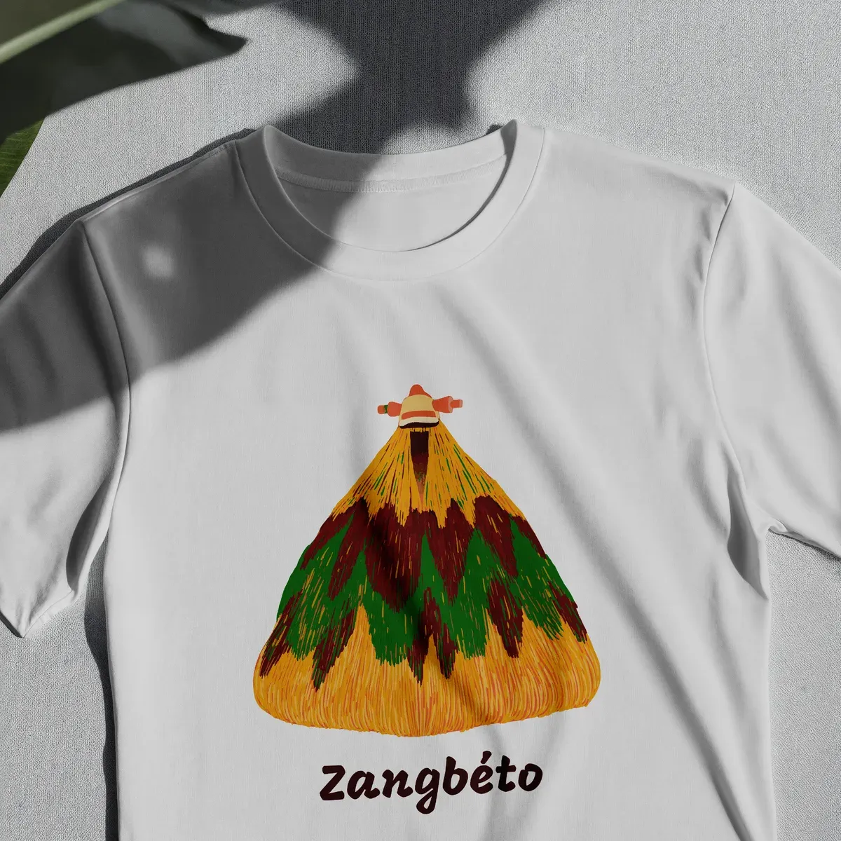 T-shirt Zangbéto, Blanc