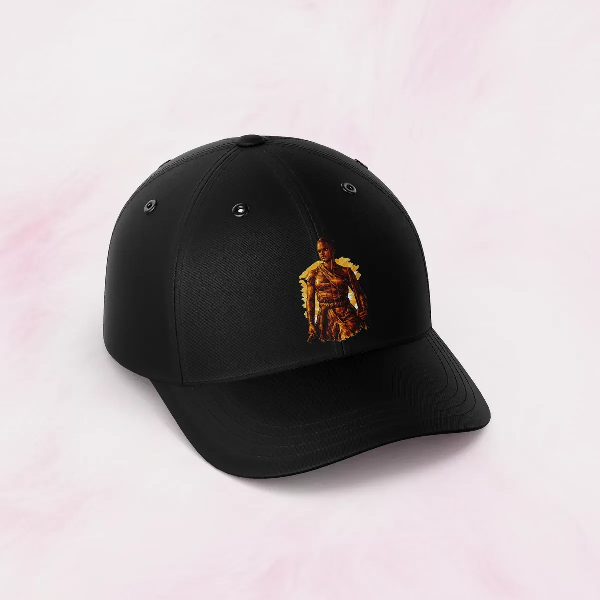 Casquette brodée, Amazone, noire