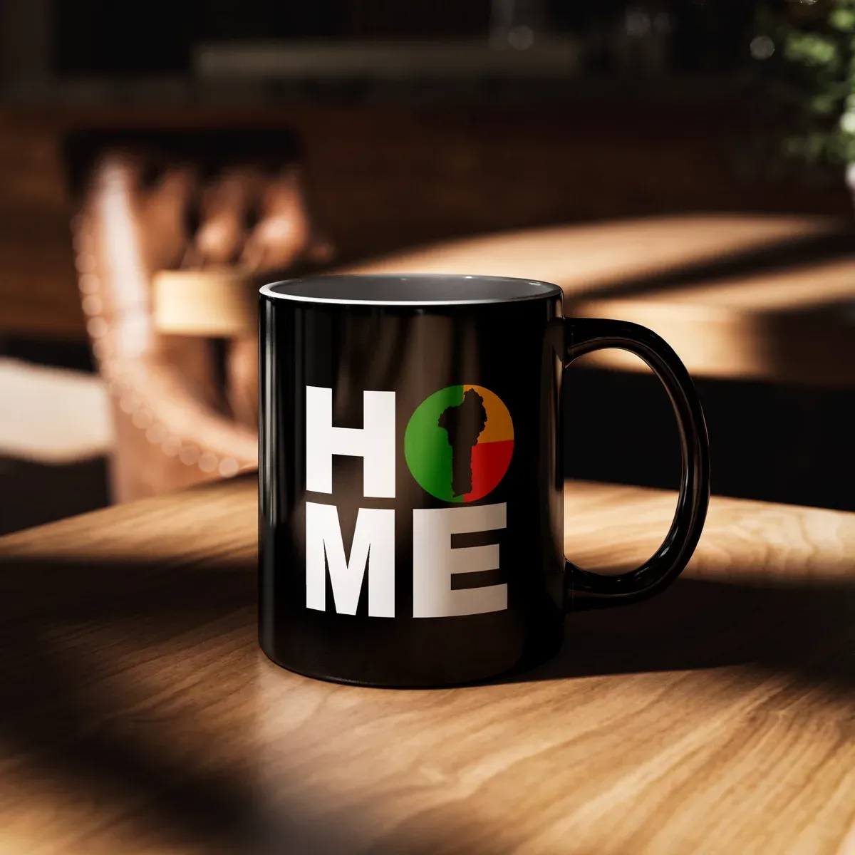Mug HOME, Noir