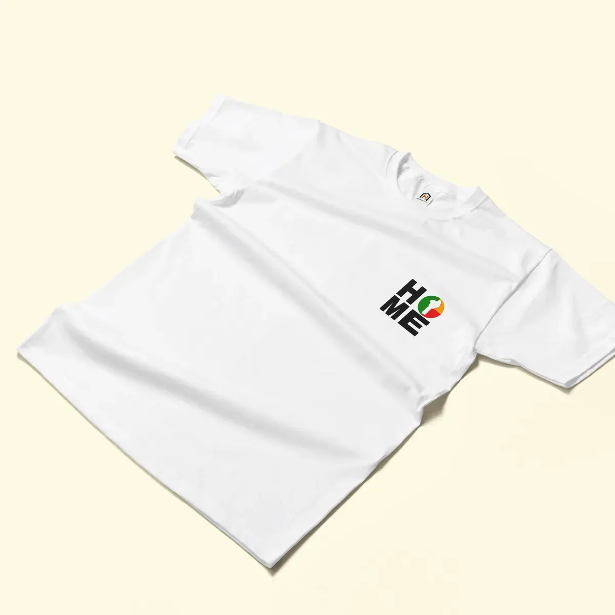 T-shirt HOME, Blanc