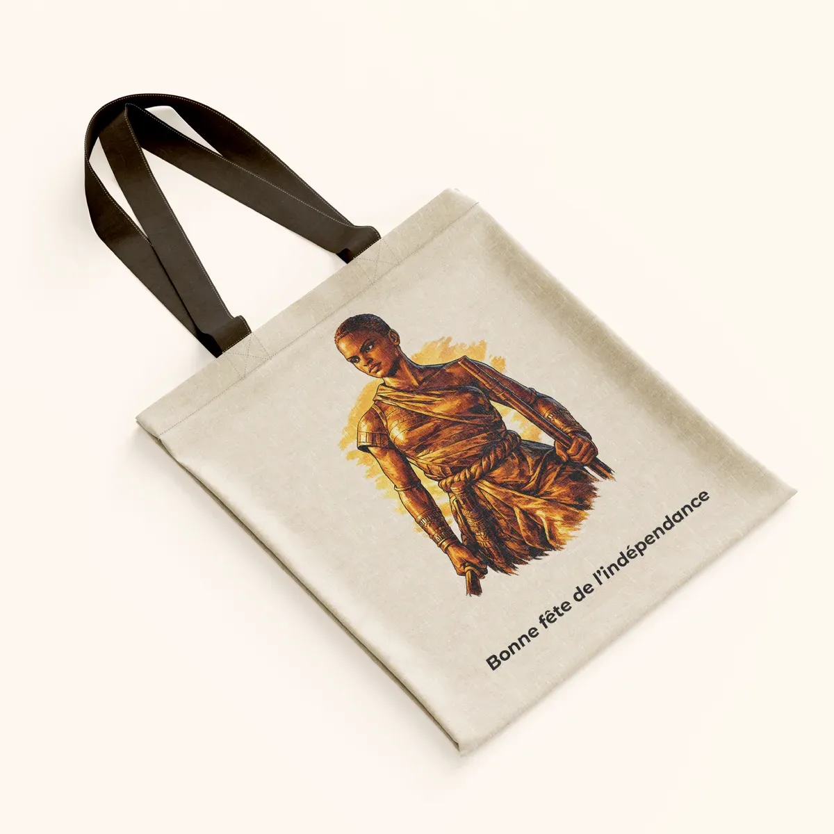 Tote bag Amazone, Écru