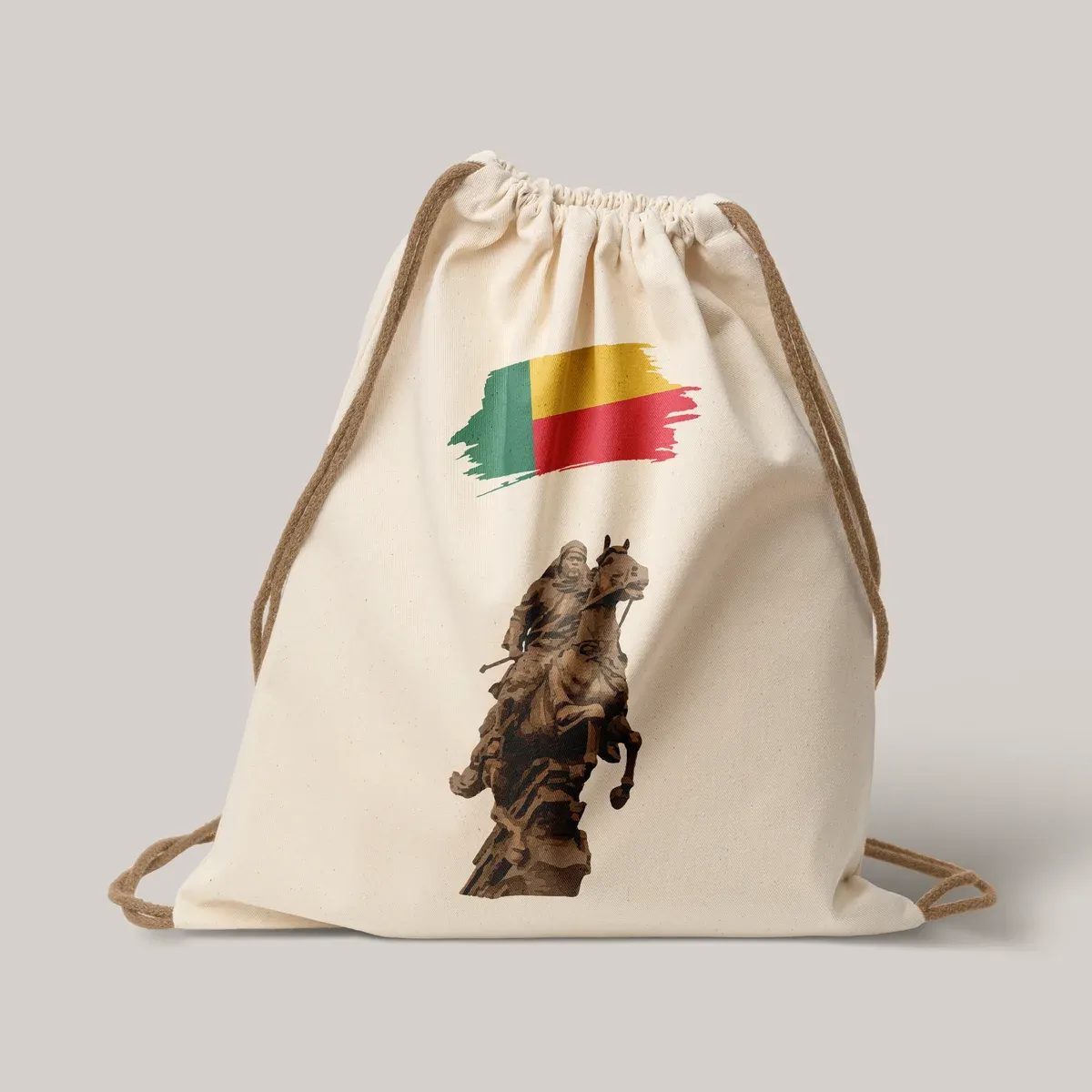 Sac à cordon, Écru