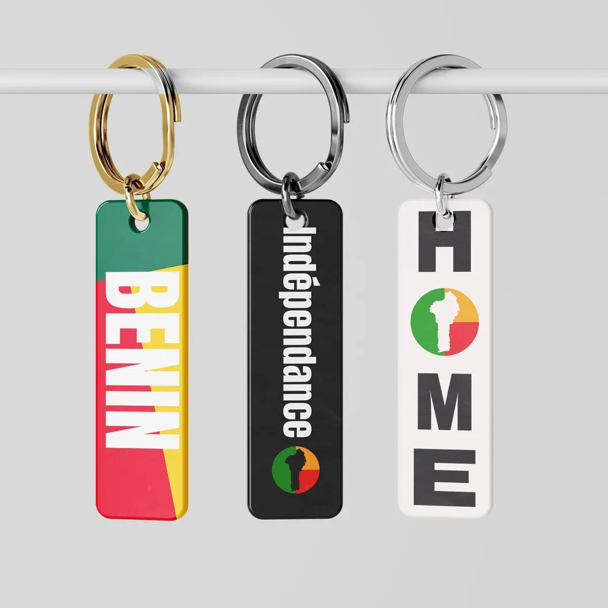 Porte-clés Indépendance, Couleurs, HOME